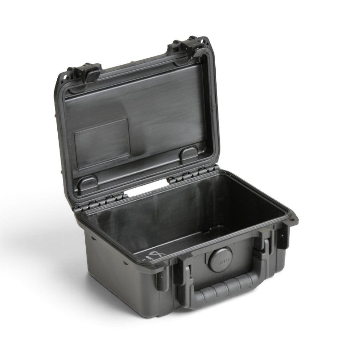 SKB Cases iSeries 0705-3 black waterproof injection molded polypropylene equipment case with open lid