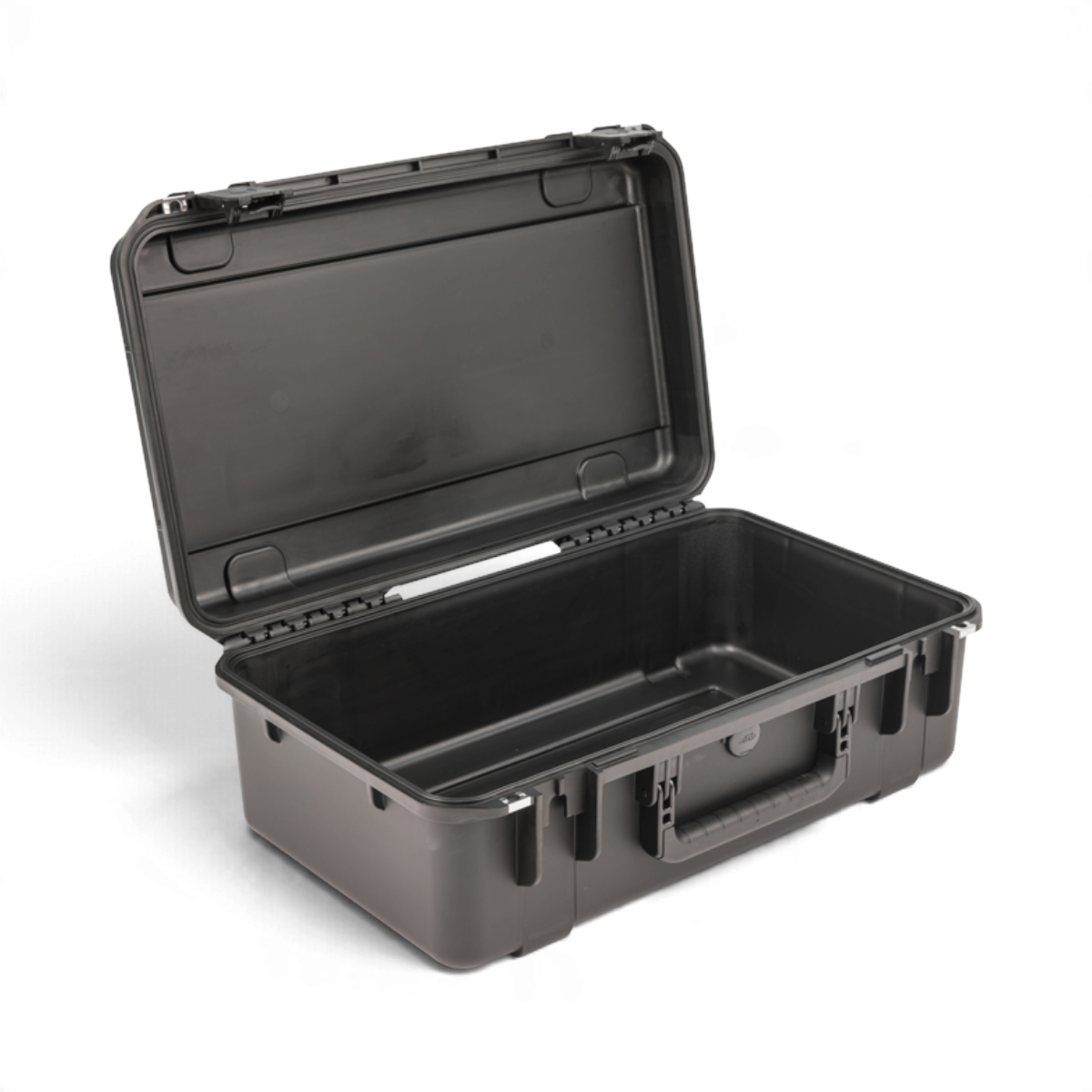 SKB Cases iSeries 2313-8 black waterproof injection molded polypropylene equipment case with open lid