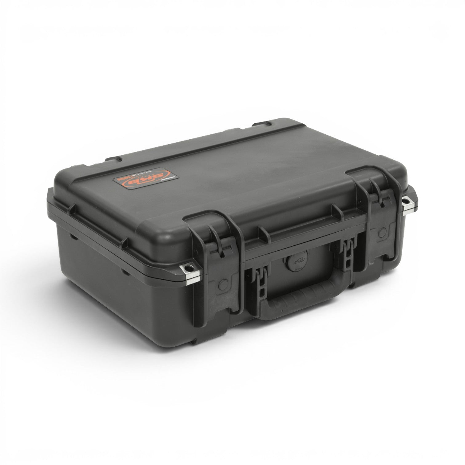 SKB Cases iSeries 1711-6 black waterproof injection molded polypropylene equipment case with trigger latches.