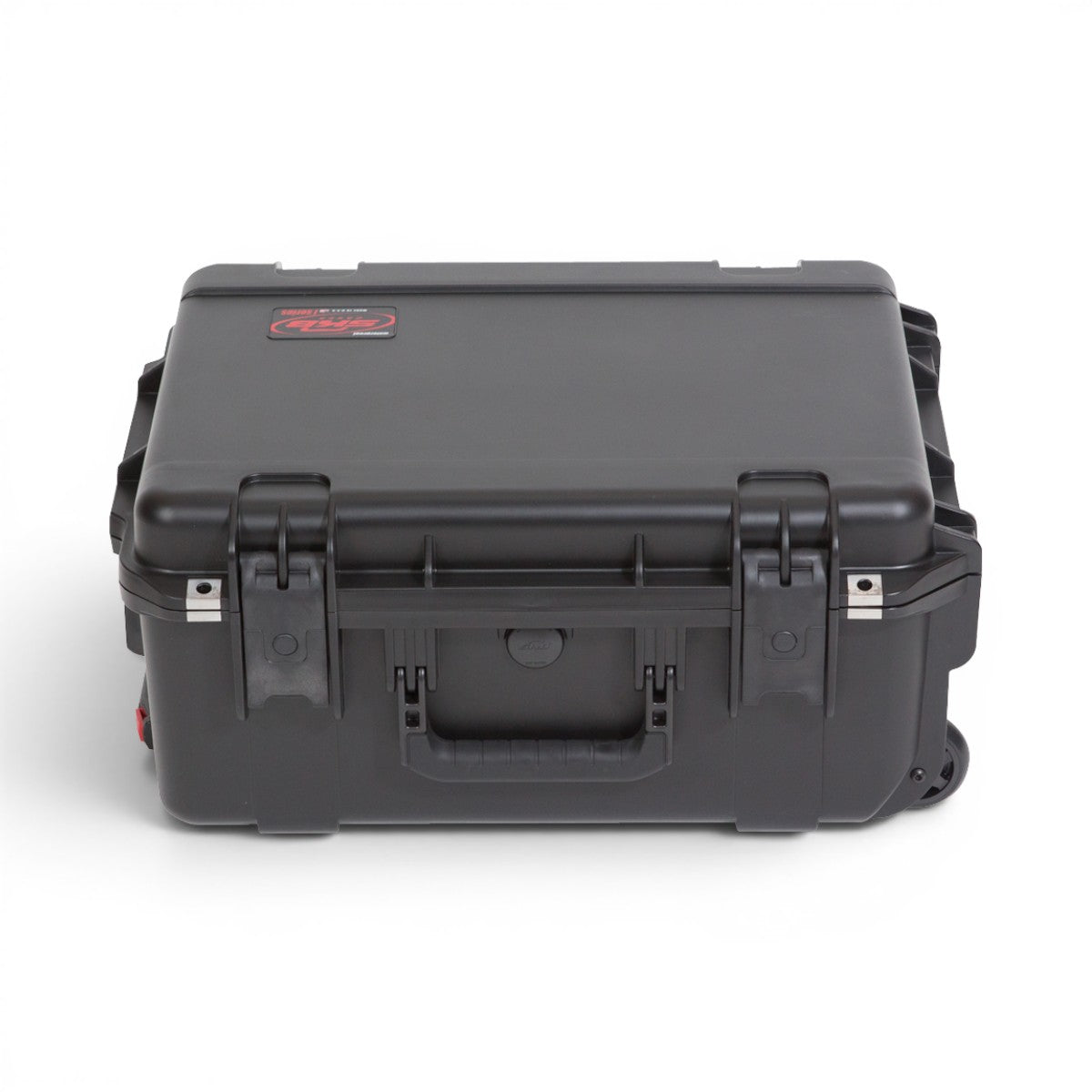 SKB Cases iSeries 1914-8 black waterproof injection molded equipment case with trigger latches and carry handle.