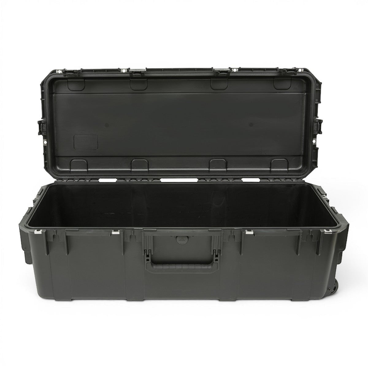 SKB Cases iSeries 3613-12 black waterproof injection molded polypropylene equipment case with open lid