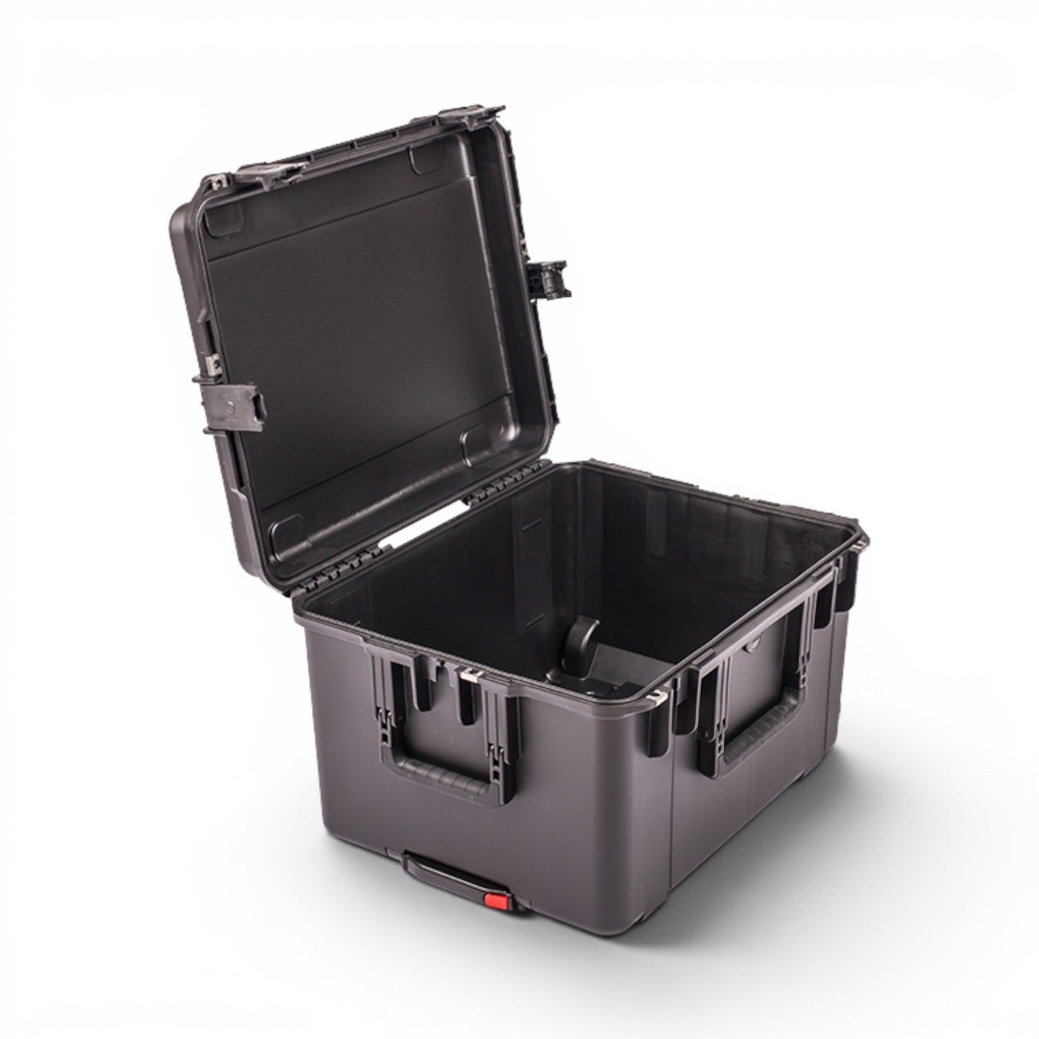 SKB Cases iSeries 2217-12 black waterproof injection molded polypropylene equipment case with open lid