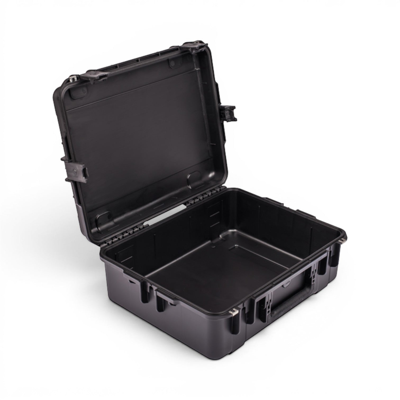 SKB Cases iSeries 2217-8 black waterproof injection molded polypropylene equipment case with open lid