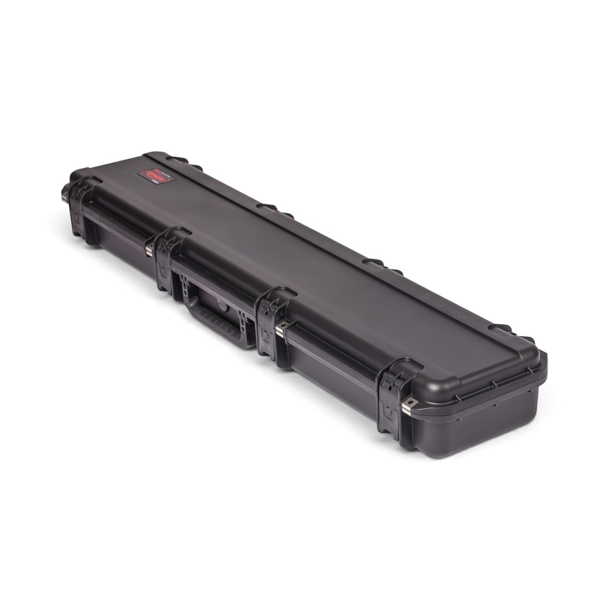 SKB Cases iSeries 4909-5 black waterproof injection molded polypropylene equipment case with secure trigger latches.