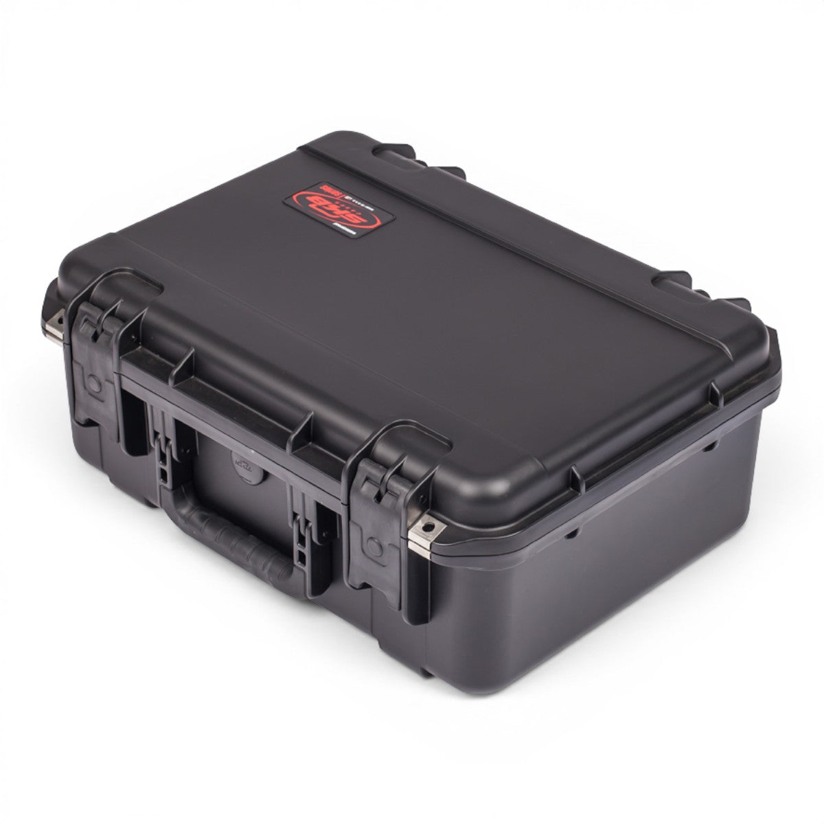 SKB Cases iSeries 1813-7 black waterproof injection molded polypropylene equipment case with trigger latches.