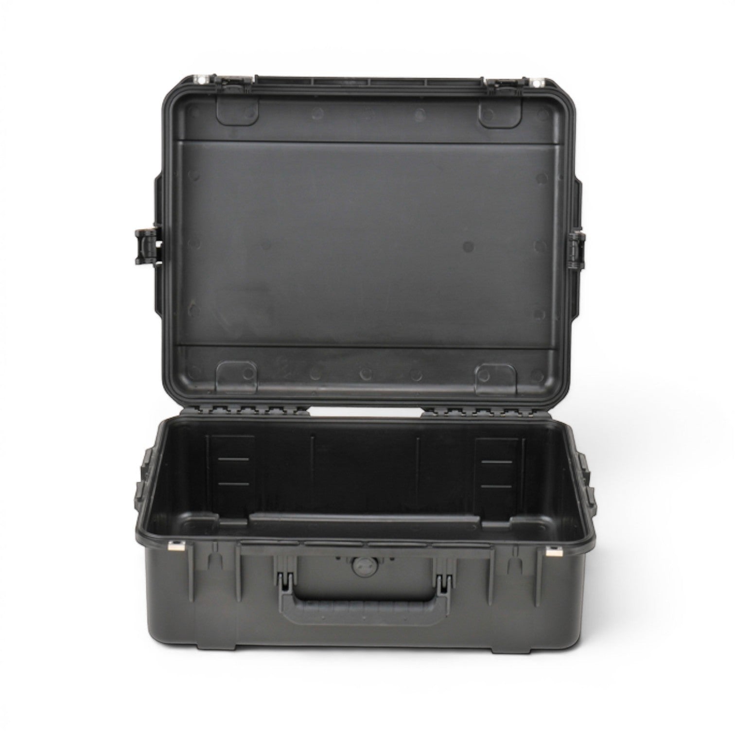 SKB Cases iSeries 2217-8 black waterproof injection molded polypropylene equipment case with open lid
