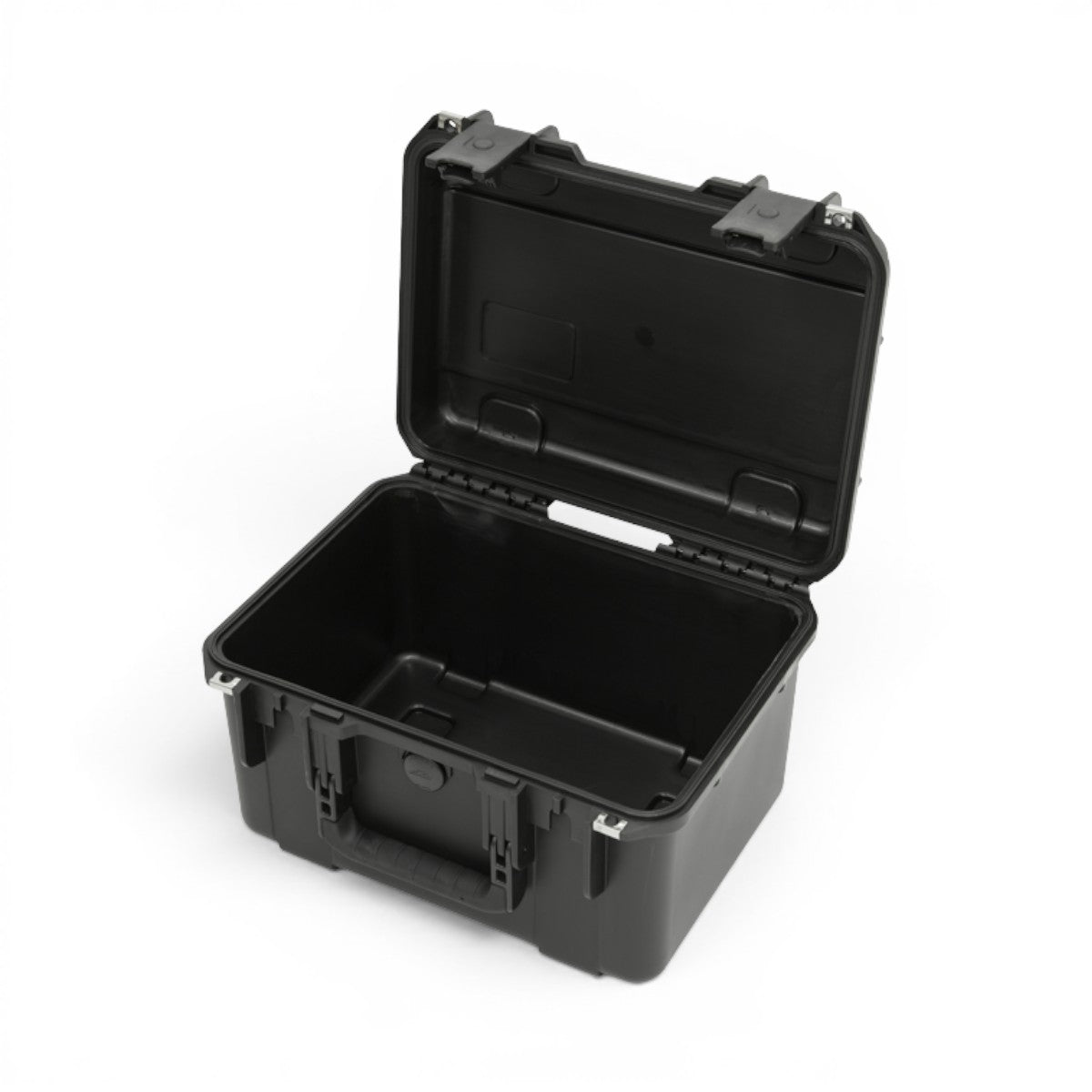 SKB Cases iSeries 1510-9 black waterproof injection molded polypropylene equipment case with open lid