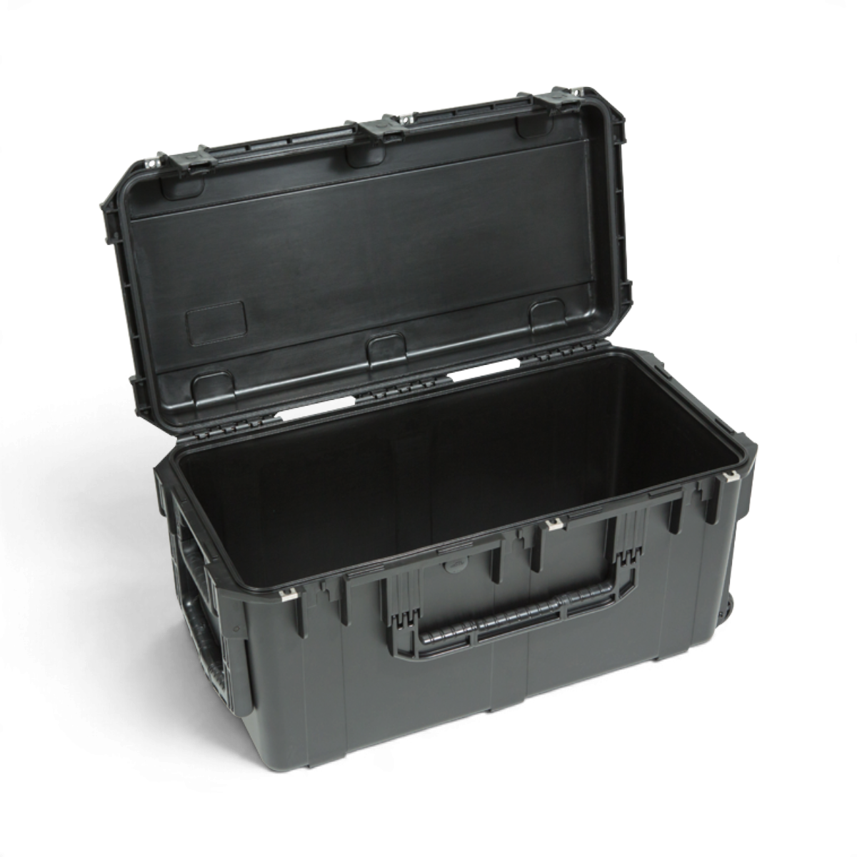 SKB Cases iSeries 2914-15 waterproof footlocker case in black, featuring a durable polypropylene design.