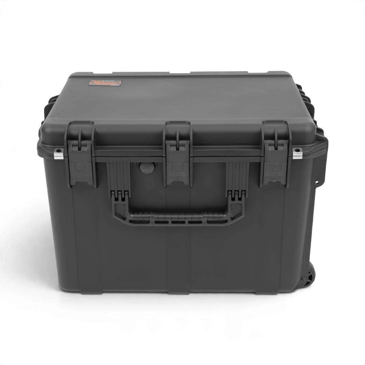 SKB Cases iSeries 2418-16 black waterproof injection molded protective equipment case with heavy-duty latches.