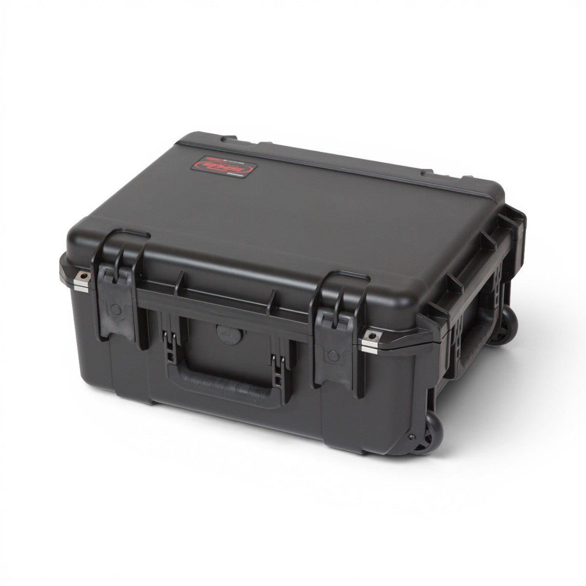 SKB Cases iSeries 1914-8 black waterproof injection molded hard case with wheels and trigger latch system.