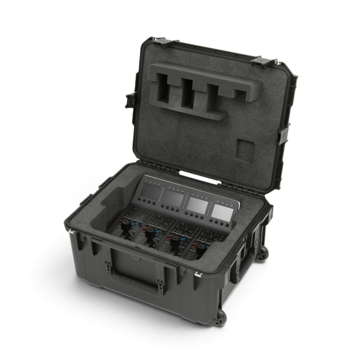 SKB Cases iSeries waterproof hard case with custom PE foam interior for Blackmagic Design control panels