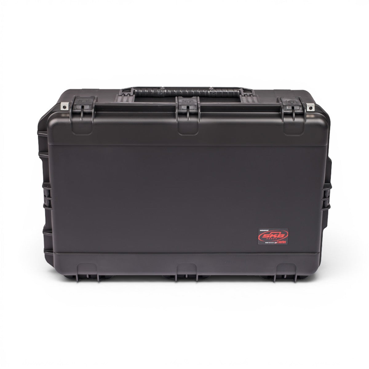 SKB Cases iSeries 2918-10 black waterproof injection molded hard case with secure trigger latches and handle.