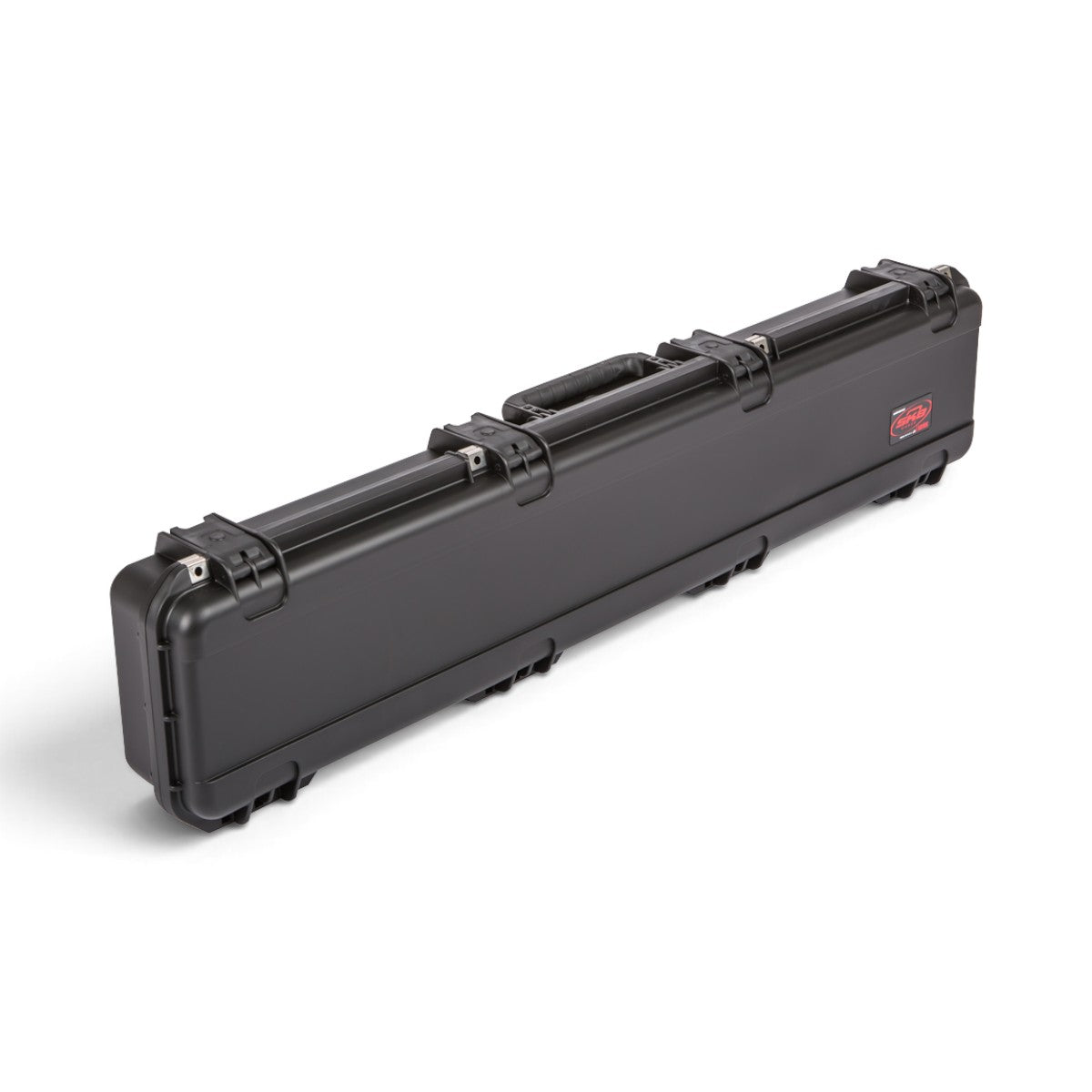 SKB Cases iSeries 4909-5 black waterproof injection molded hard case with trigger latches and rubber grip handle.