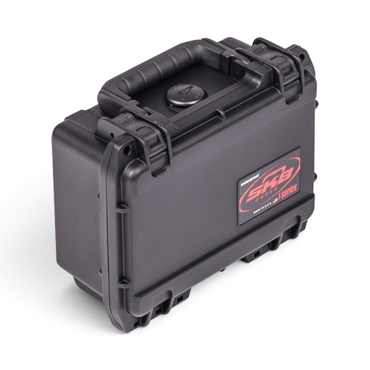 SKB Cases iSeries 0705-3 black waterproof injection molded polypropylene protective case with trigger latch system.