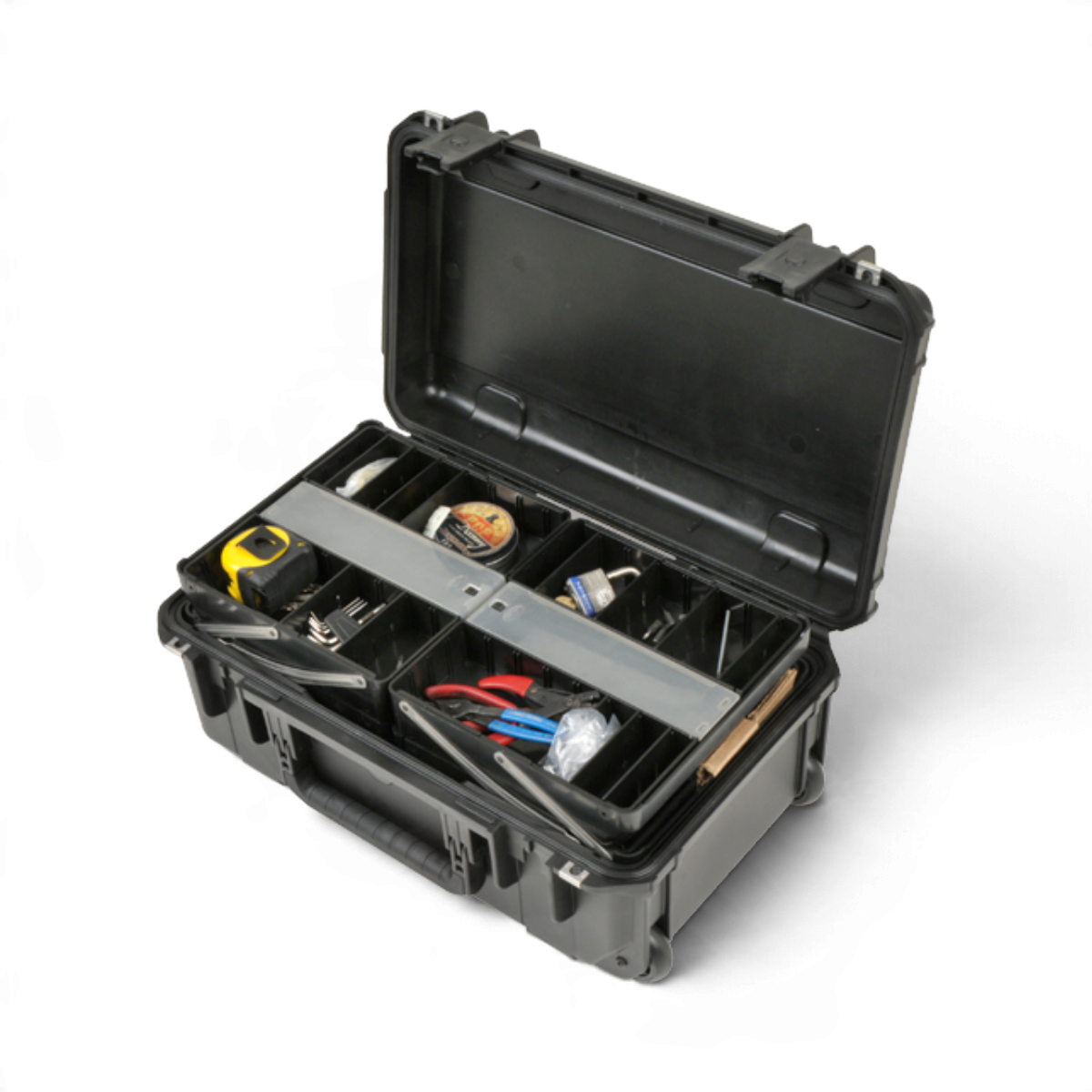iSeries 2011-7 Tech Box - Dual Trays | Waterproof Case