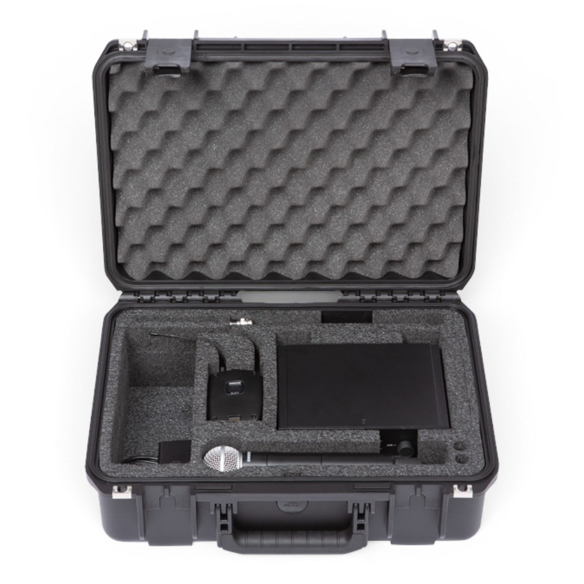SKB Cases iSeries 1711-6 waterproof hard case with custom foam interior for Shure wireless microphone systems