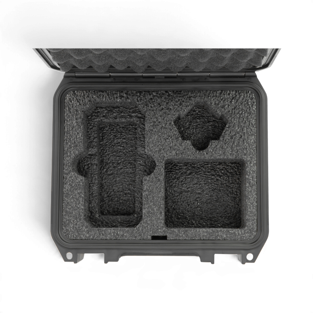 SKB Cases iSeries waterproof hard case with custom foam interior for Zoom H6essential recorder and mic accessories.