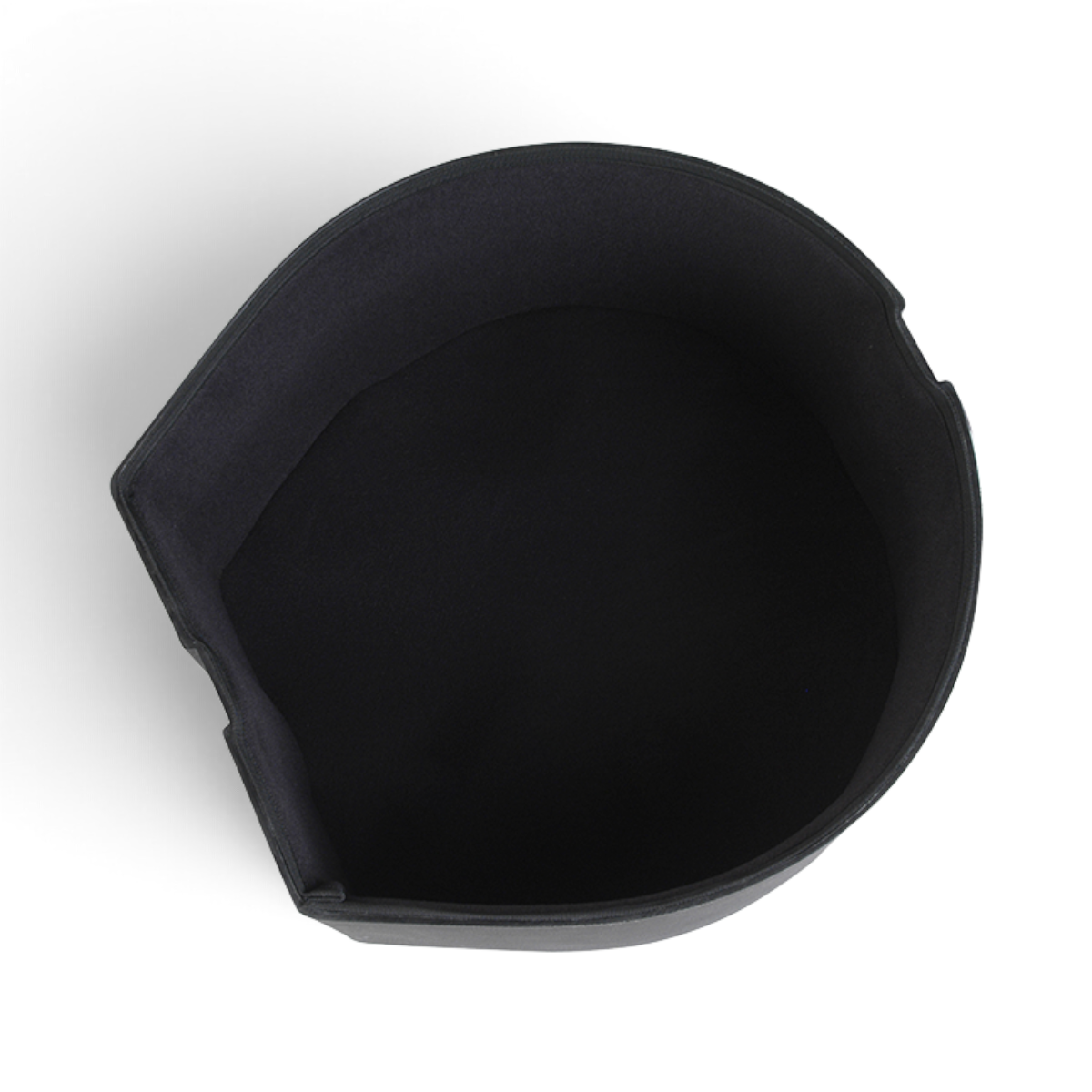 SKB Cases 14 x 18 marching bass drum case with a black roto-molded D-shaped shell and padded interior