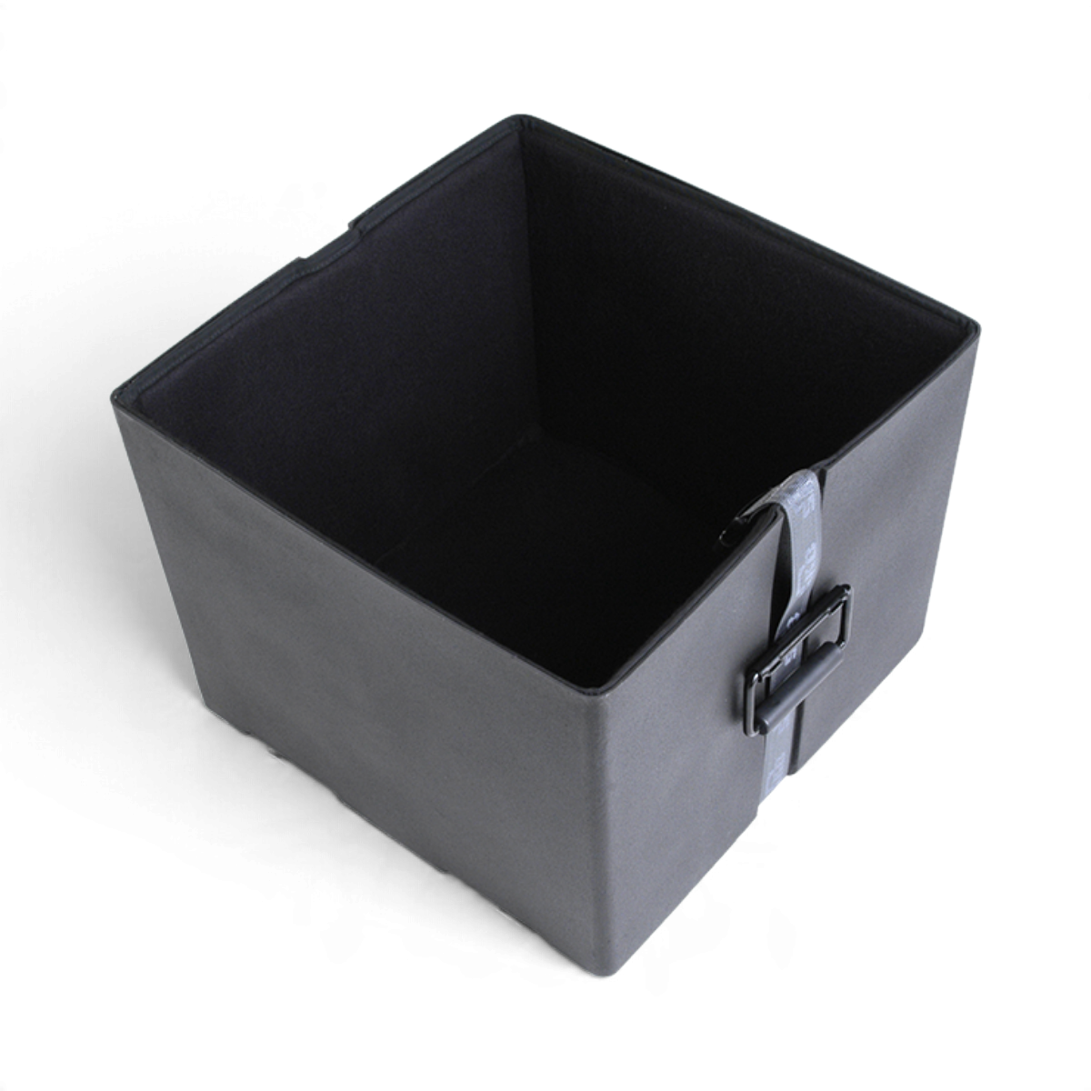 SKB Cases 12 x 14 marching snare drum case with black roto-molded exterior, padded interior, and sturdy side handle.