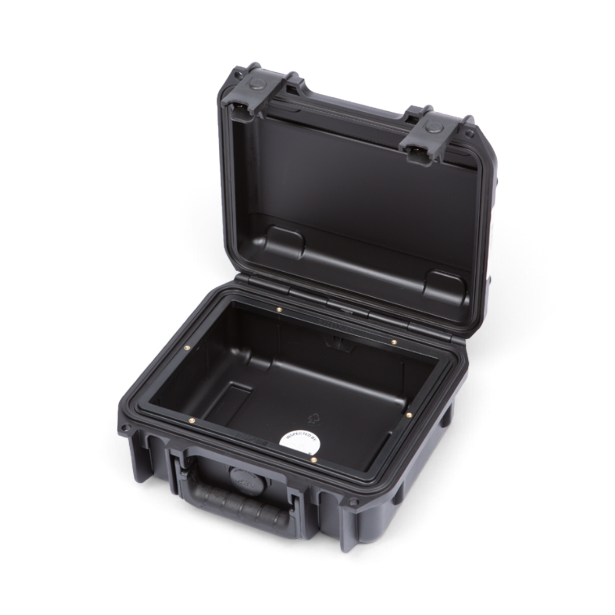 SKB Cases 3i-0907-PRK panel mounting ring kit installed in a black hardshell protective case