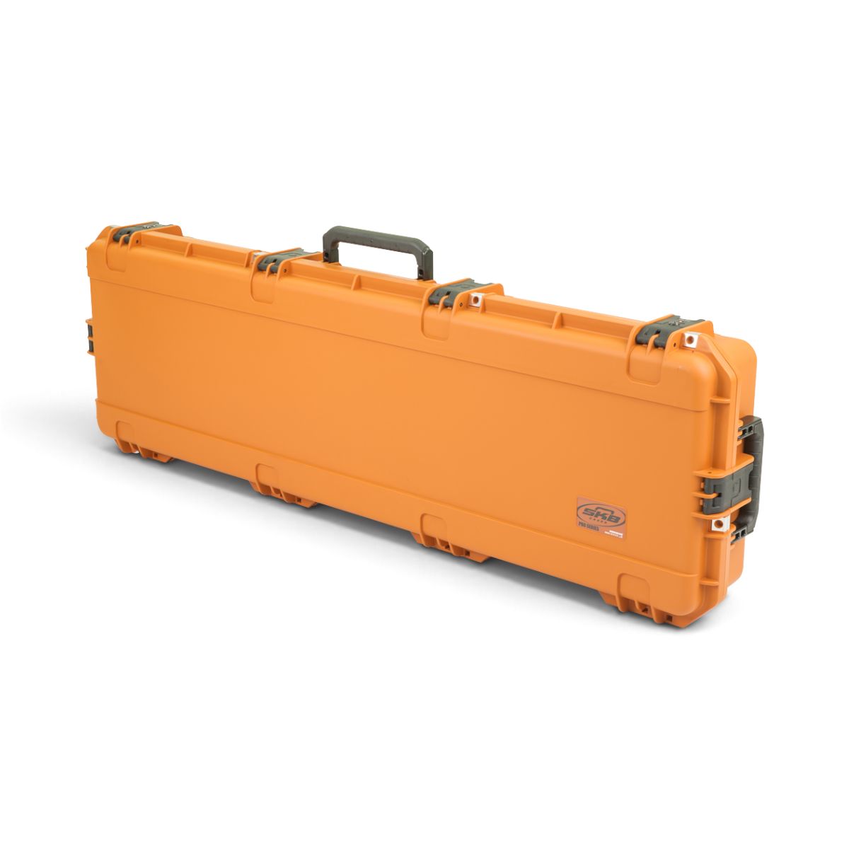 SKB Cases Pro Series long target bow case in coyote brown, featuring a durable, waterproof injection-molded design.