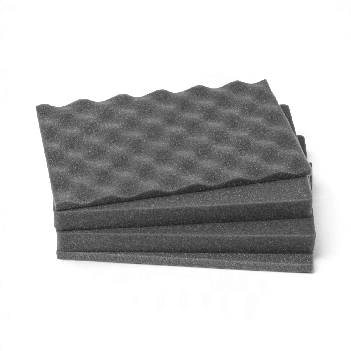 SKB Cases replacement cubed foam insert for 3i-1208-3 protective cases, featuring grey egg-crate foam layers.