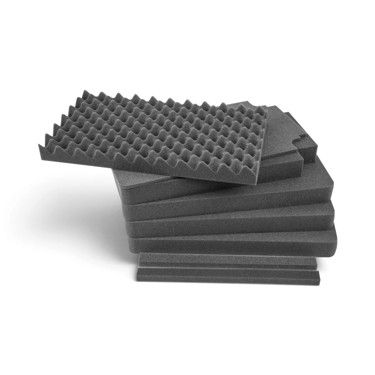 SKB Cases replacement cubed foam insert for 3i-2011-10 protective cases featuring grey egg-crate and solid layers.