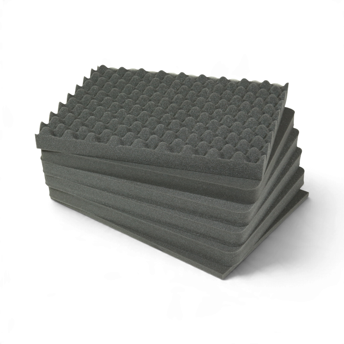 SKB Cases replacement grey cubed foam inserts for 3i-1914N-8 protective cases with egg-crate top layer