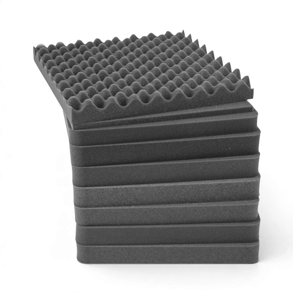 SKB Cases replacement cubed foam insert for 3i-1717-16 protective cases featuring grey egg-crate and solid layers