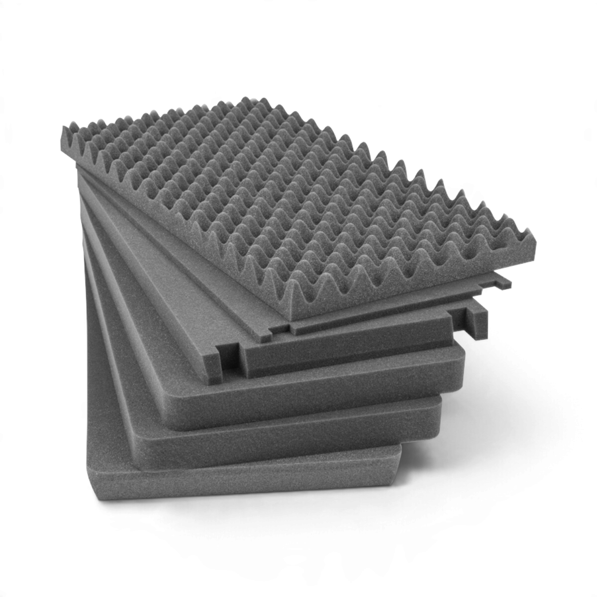 SKB Cases replacement cubed foam insert for 3i-3016-10 protective case, featuring grey layered foam sheets