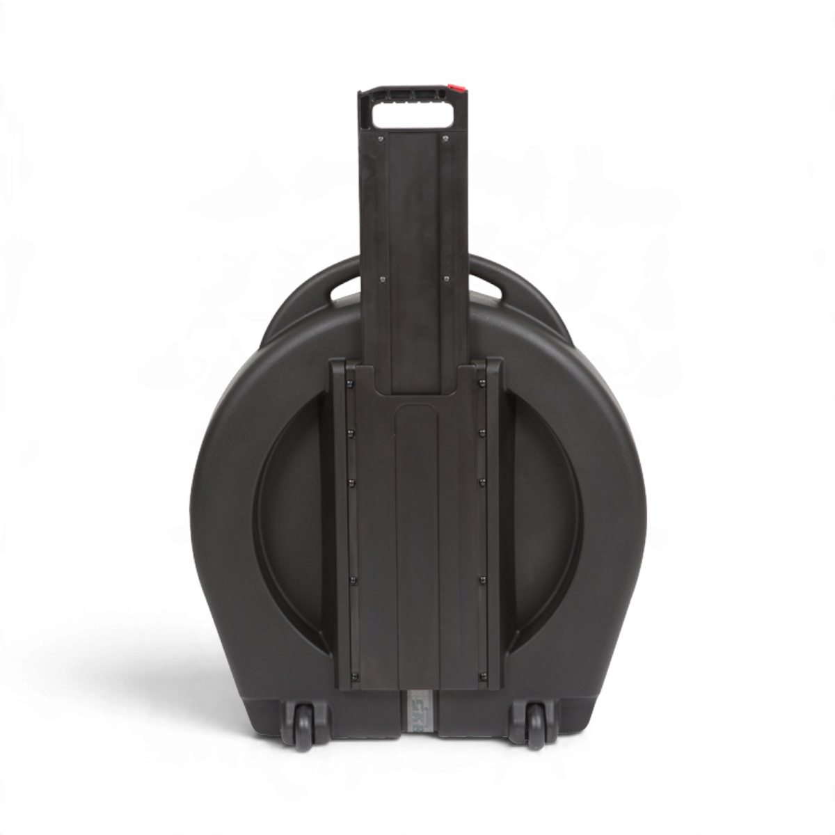 SKB Cases 1SKB-CV24W rolling cymbal vault in black with an extended pull handle and durable wheels