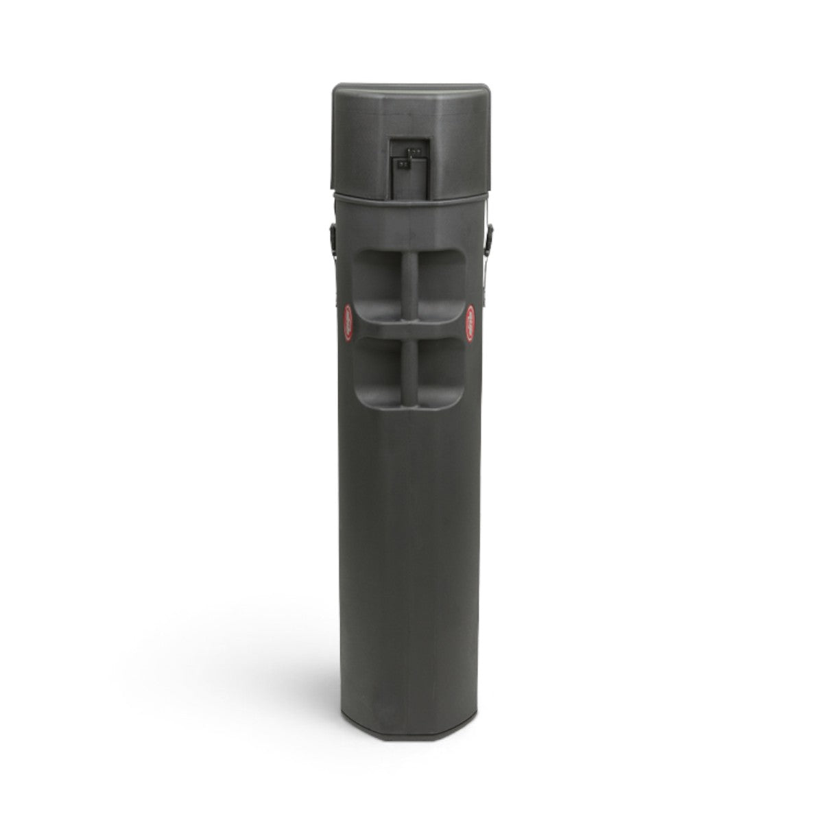 SKB Cases TL Series 5011 roto-molded black tripod case with heavy-duty straps and ergonomic carrying handles.
