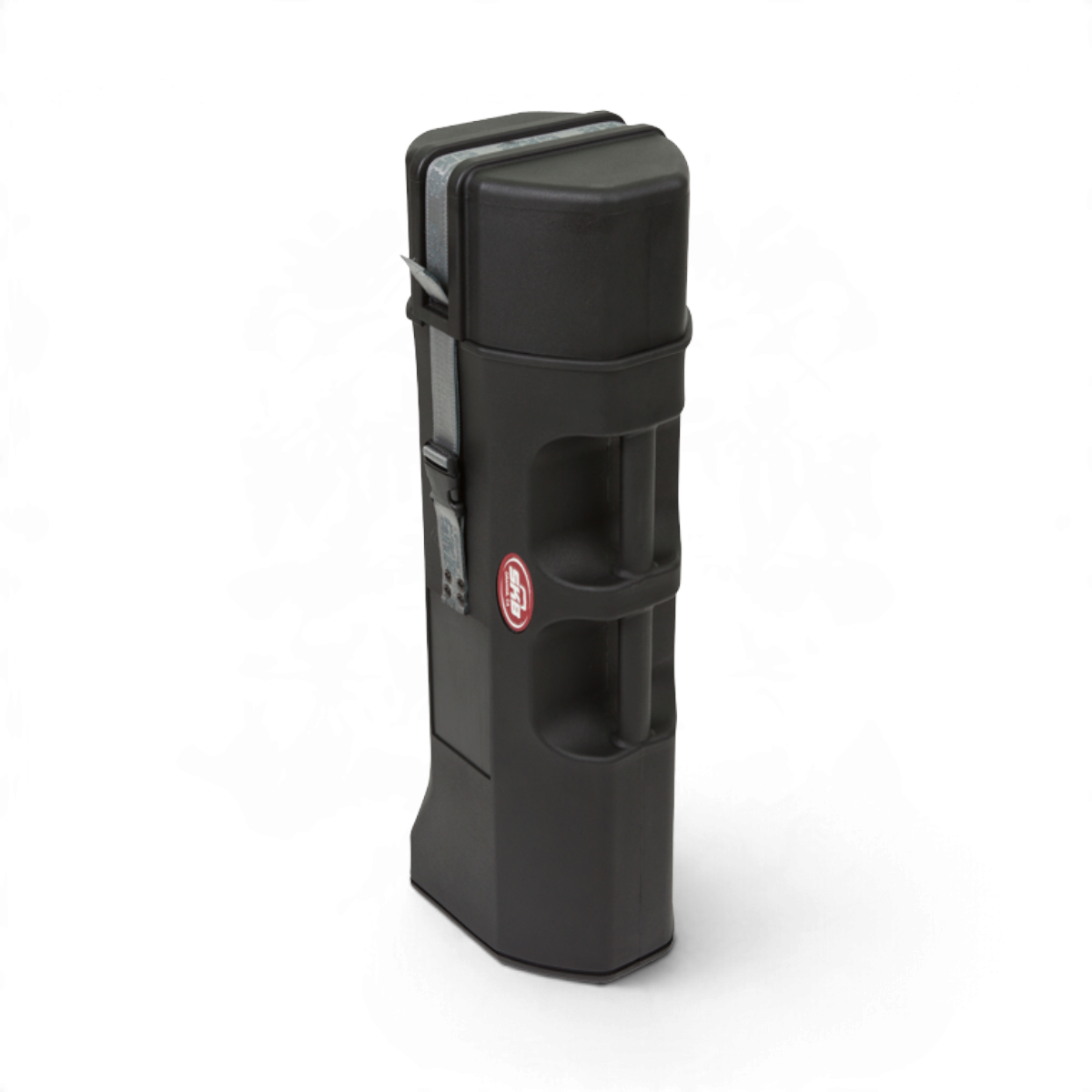 SKB Cases TL Series 2907 black roto-molded tripod case with ergonomic handles and heavy-duty buckle strap