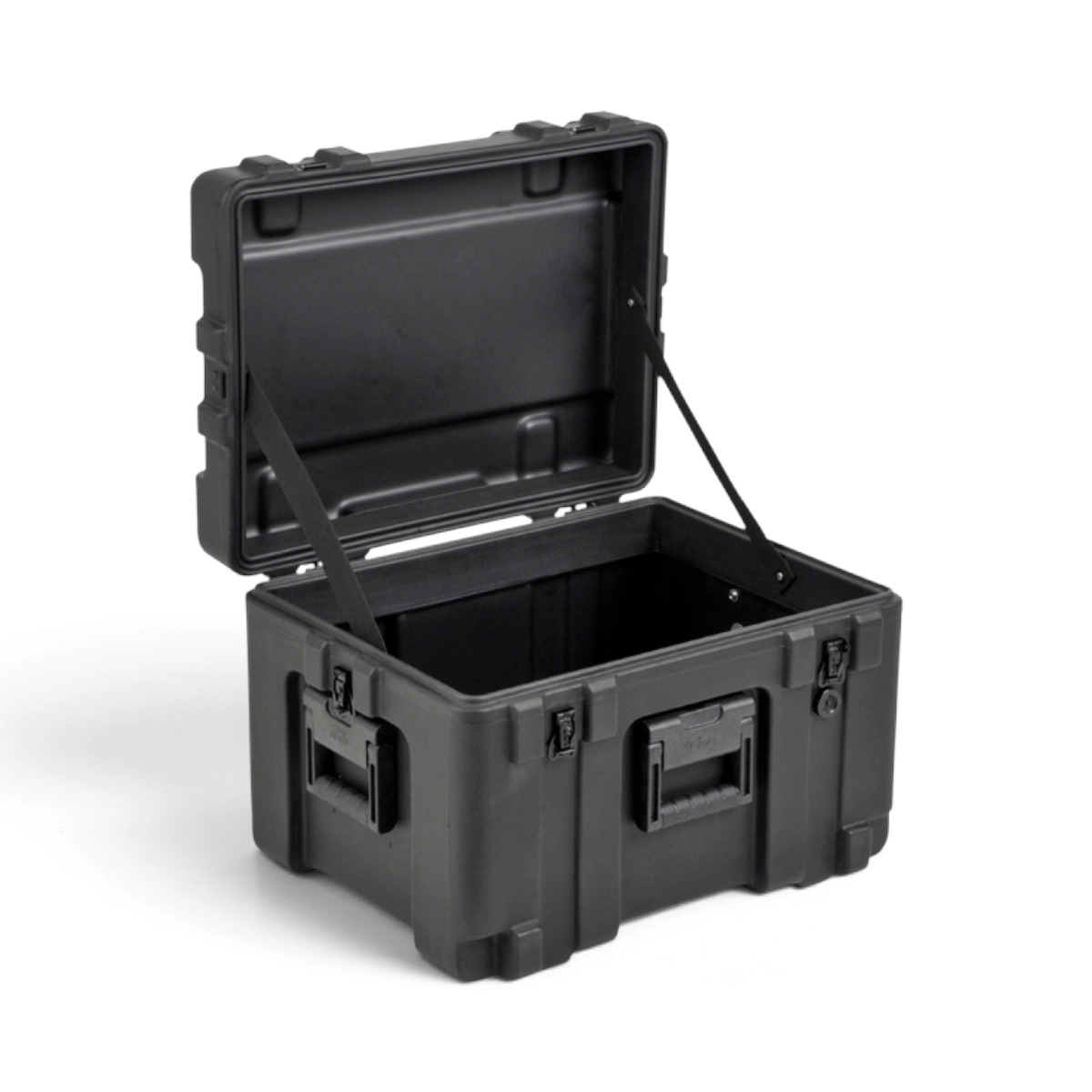 SKB Cases rSeries 2216-15 black roto-molded military-standard equipment case with open lid