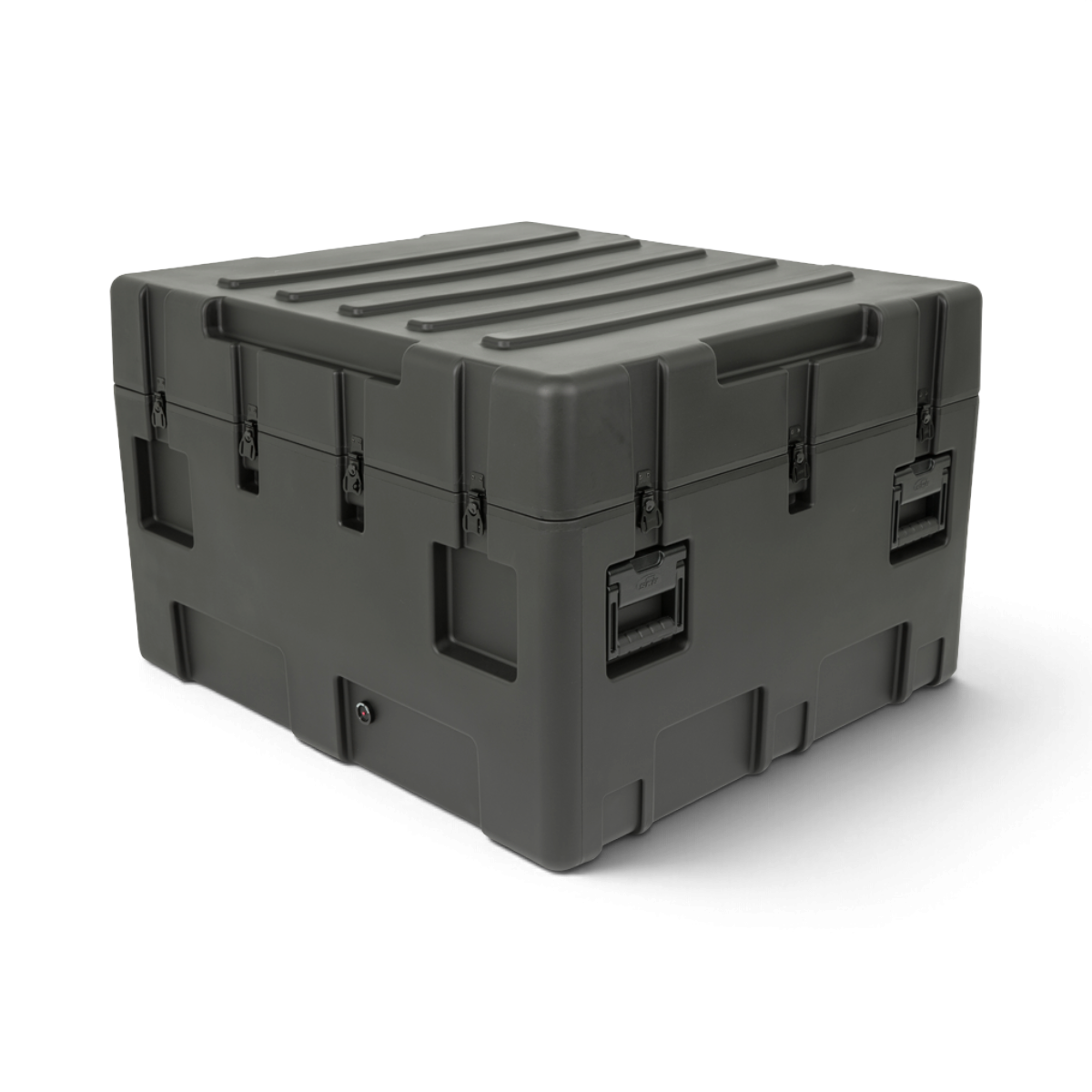 SKB Cases rSeries 3834-23 black roto-molded military-grade waterproof equipment case with stainless steel latches