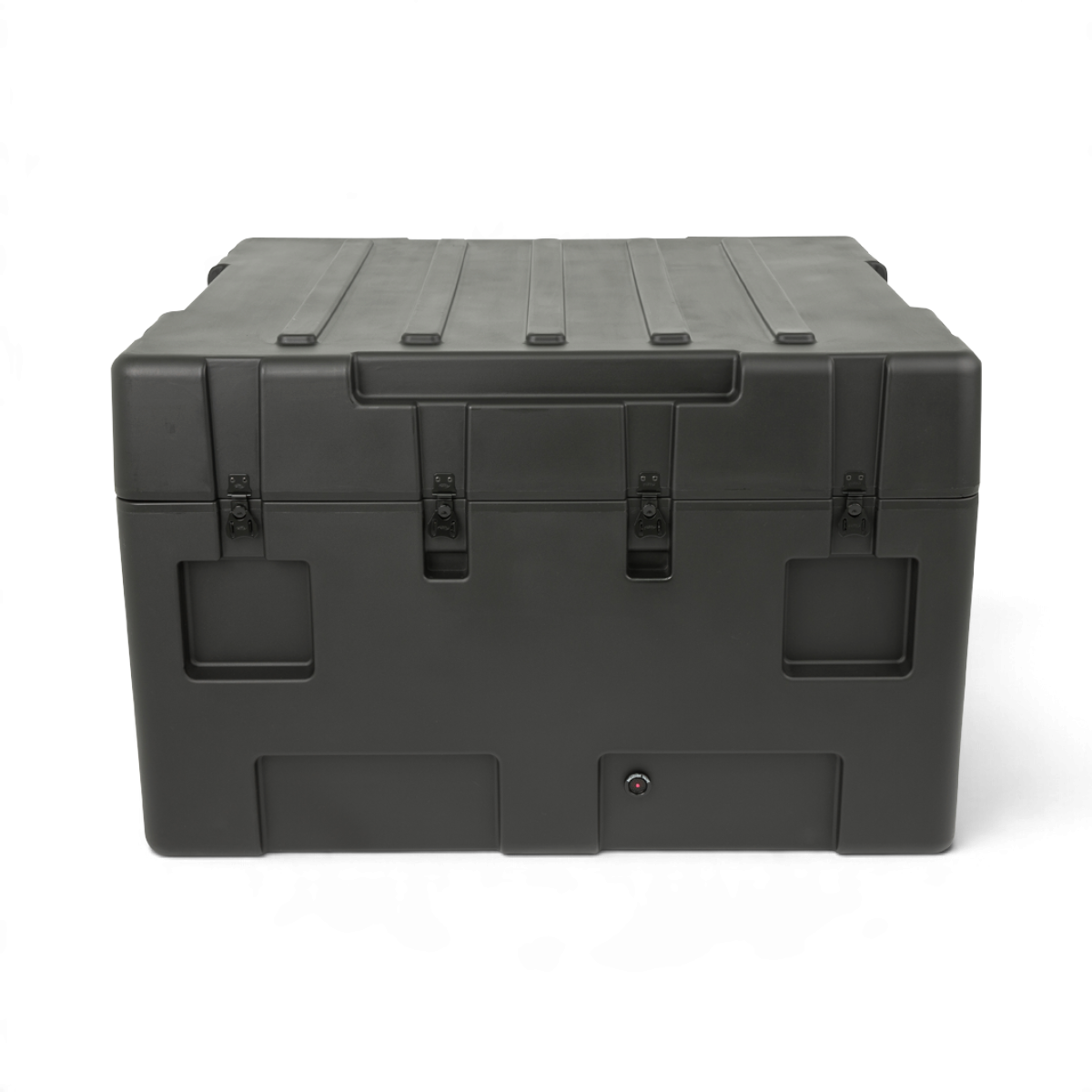 SKB Cases rSeries 3834-23 black roto-molded military-grade waterproof transport case with stainless steel latches.
