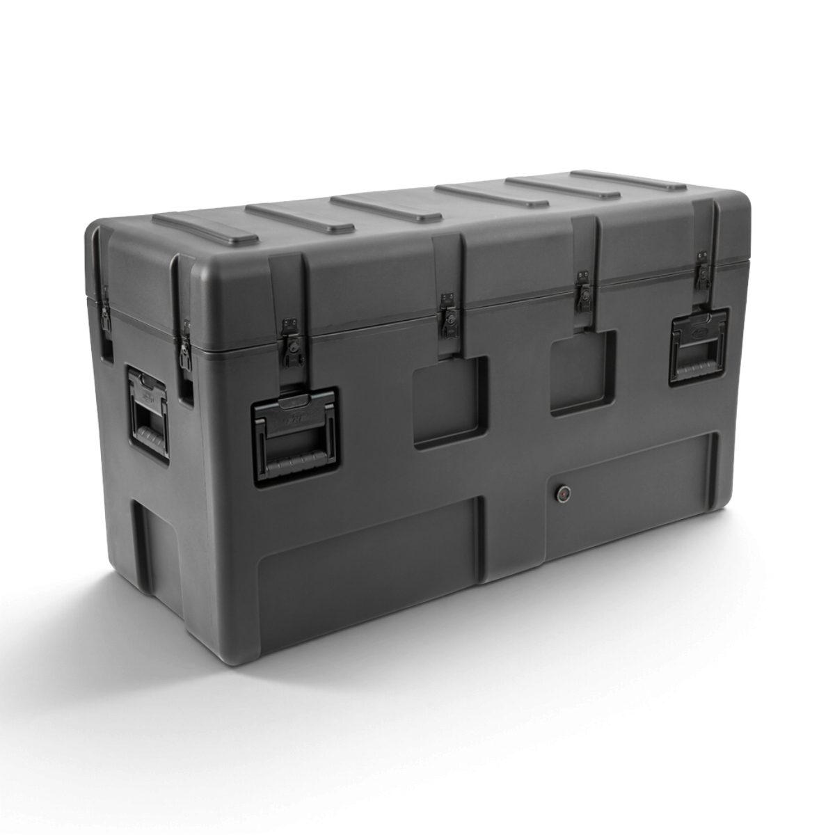 SKB Cases rSeries 4416-24 black roto-molded military-grade waterproof shipping case with stainless steel latches