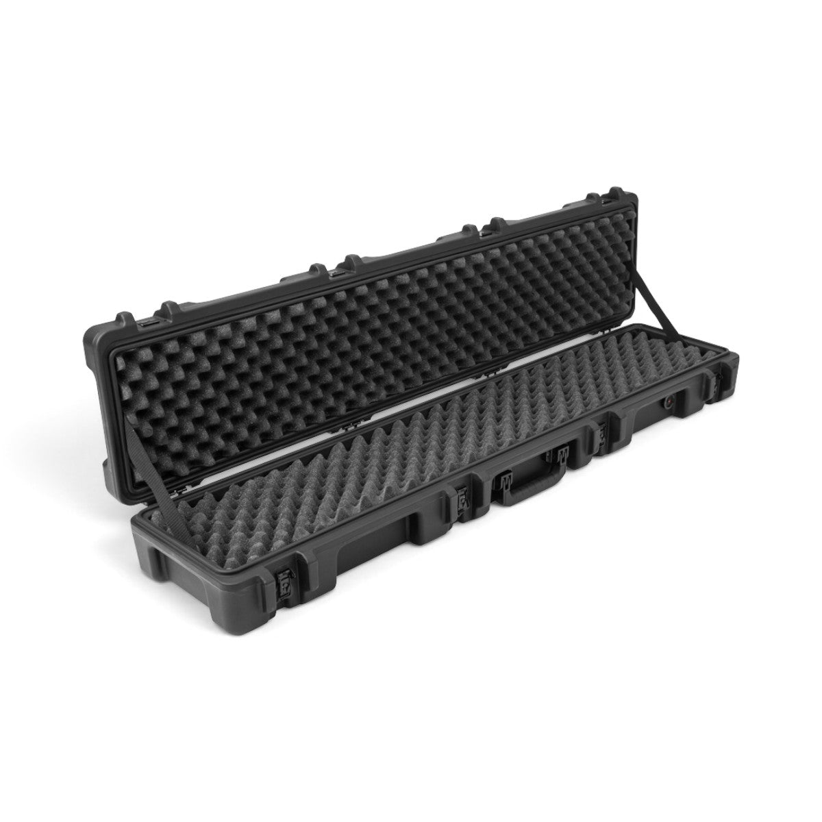 SKB Cases rSeries 4909-5 military-grade black hard case with interior egg-crate foam padding and stainless steel latches