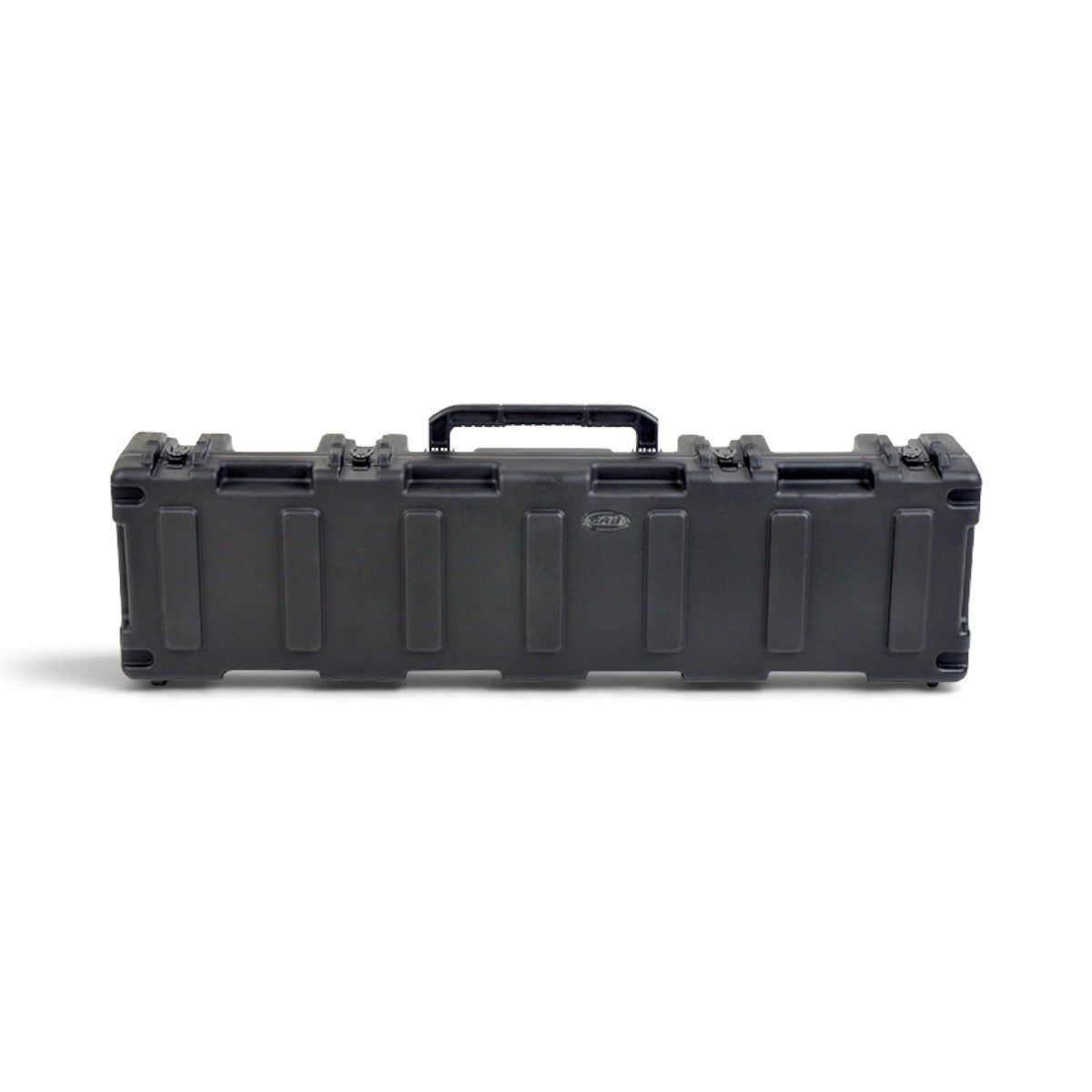 SKB Cases rSeries 5212-7 black military-grade waterproof equipment case with stainless steel latches.