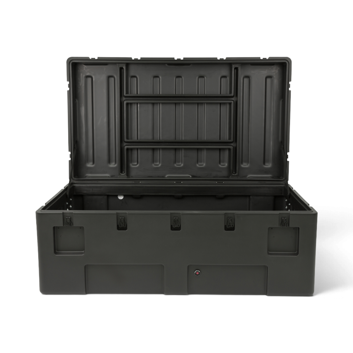SKB Cases rSeries 5530-20 black roto-molded military-standard equipment case with open lid