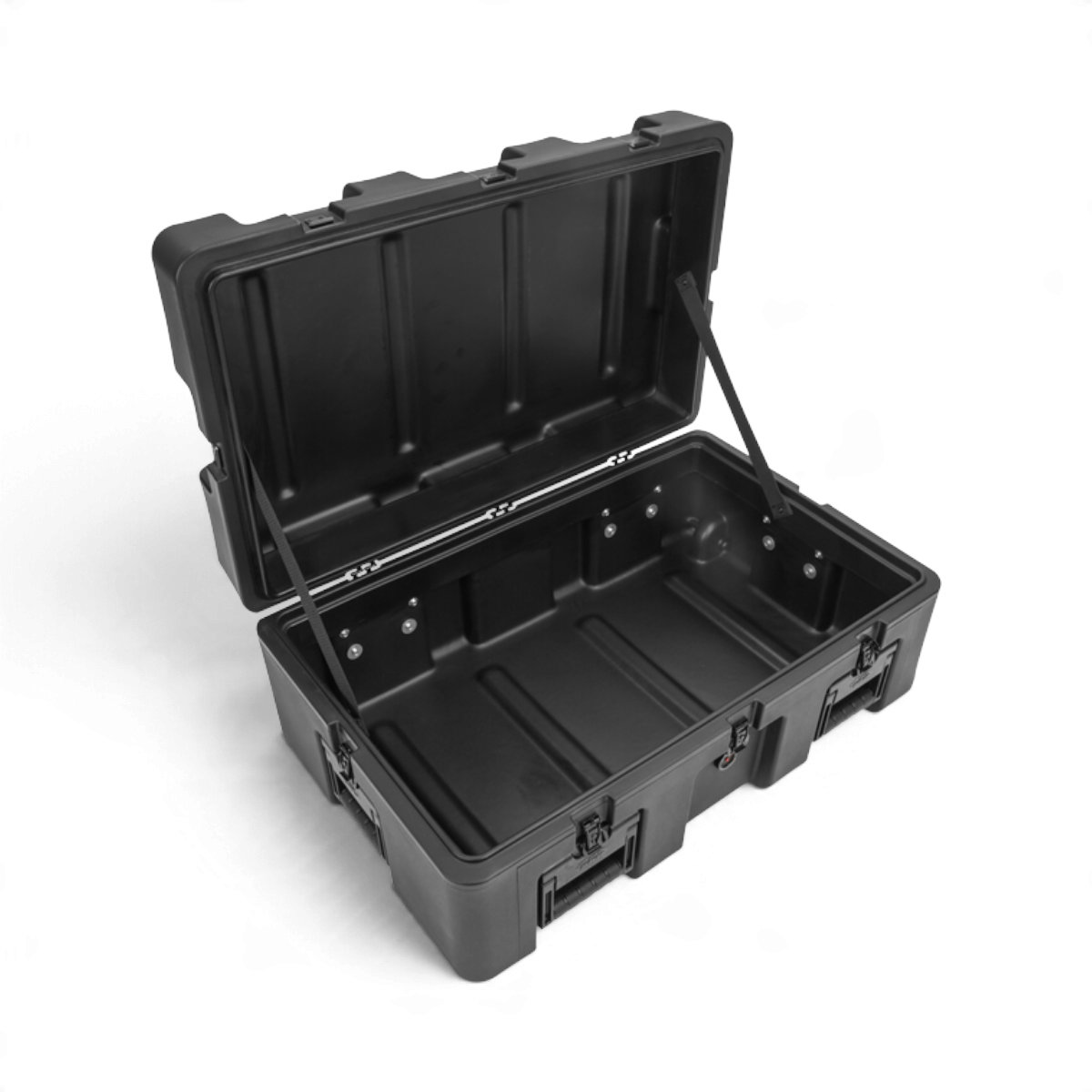 SKB Cases rSeries 3018-13 black roto-molded mil-standard waterproof equipment case with open lid