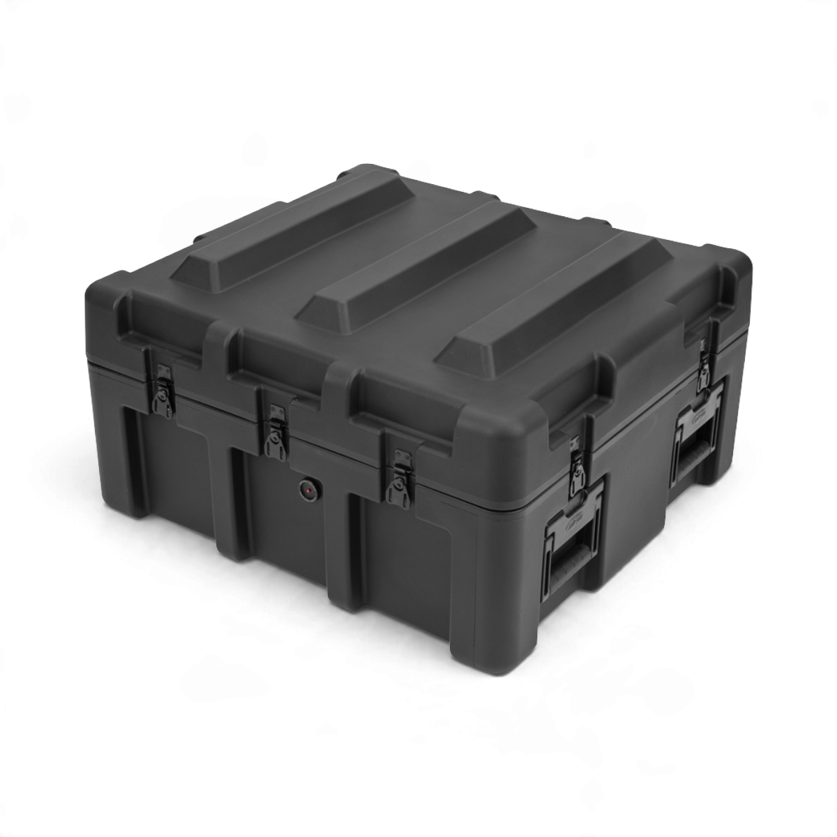 SKB Cases rSeries 2624-11 black roto-molded mil-spec waterproof equipment case with stainless steel latches