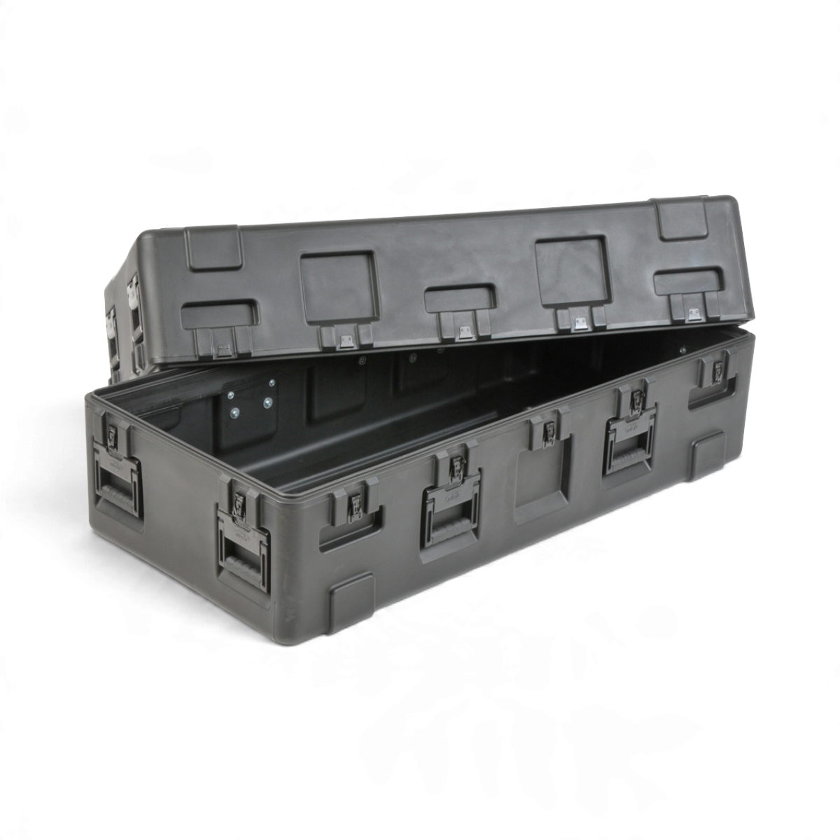 SKB Cases rSeries 5123-21 black military-grade roto-molded waterproof equipment case with stainless steel latches