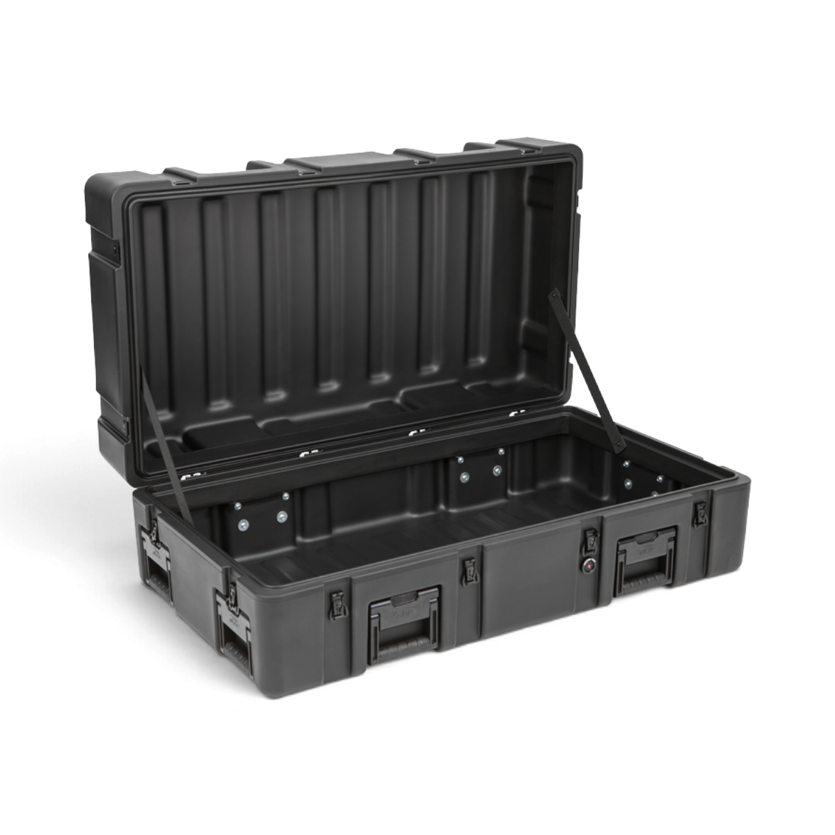 SKB Cases rSeries 4222-14 black roto-molded LLDPE military-standard equipment case with open lid