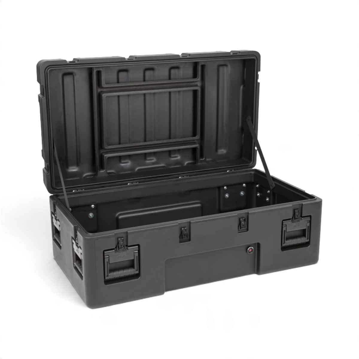 SKB Cases rSeries 4222-15 black roto-molded military-grade waterproof shipping case with open lid