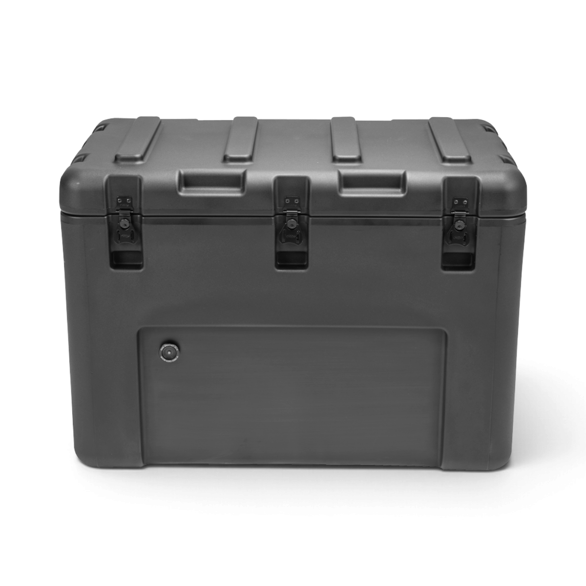 SKB Cases rSeries 2614-20 black roto-molded military-grade waterproof equipment case with stainless steel latches