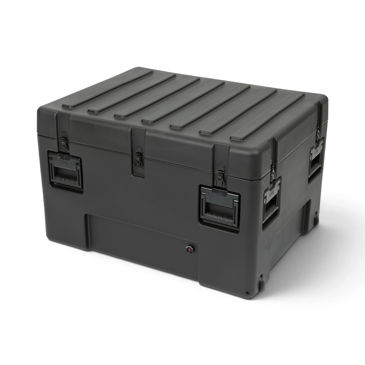 SKB Cases rSeries 3426-19 black military-grade waterproof transport case with stainless steel latches and wheels