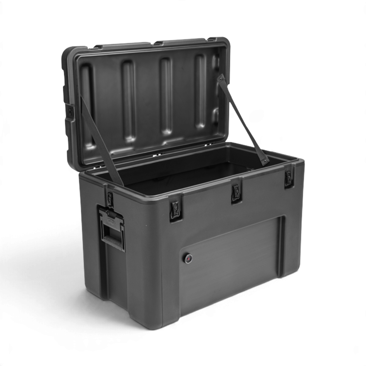 SKB Cases rSeries 2614-20 black roto-molded military-grade waterproof equipment case with open lid