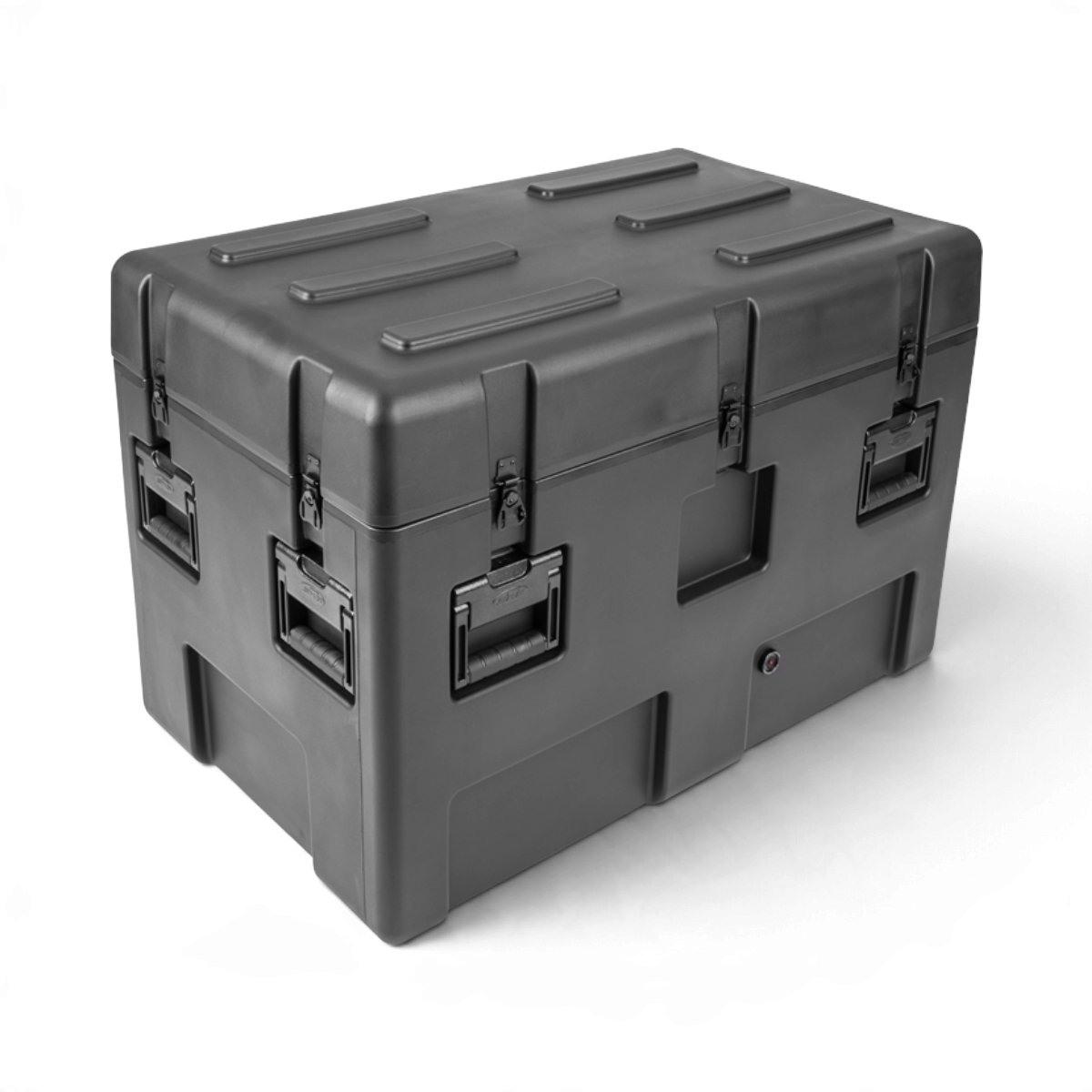 SKB Cases rSeries 3620-24 black roto-molded military-grade shipping case with stainless steel latches
