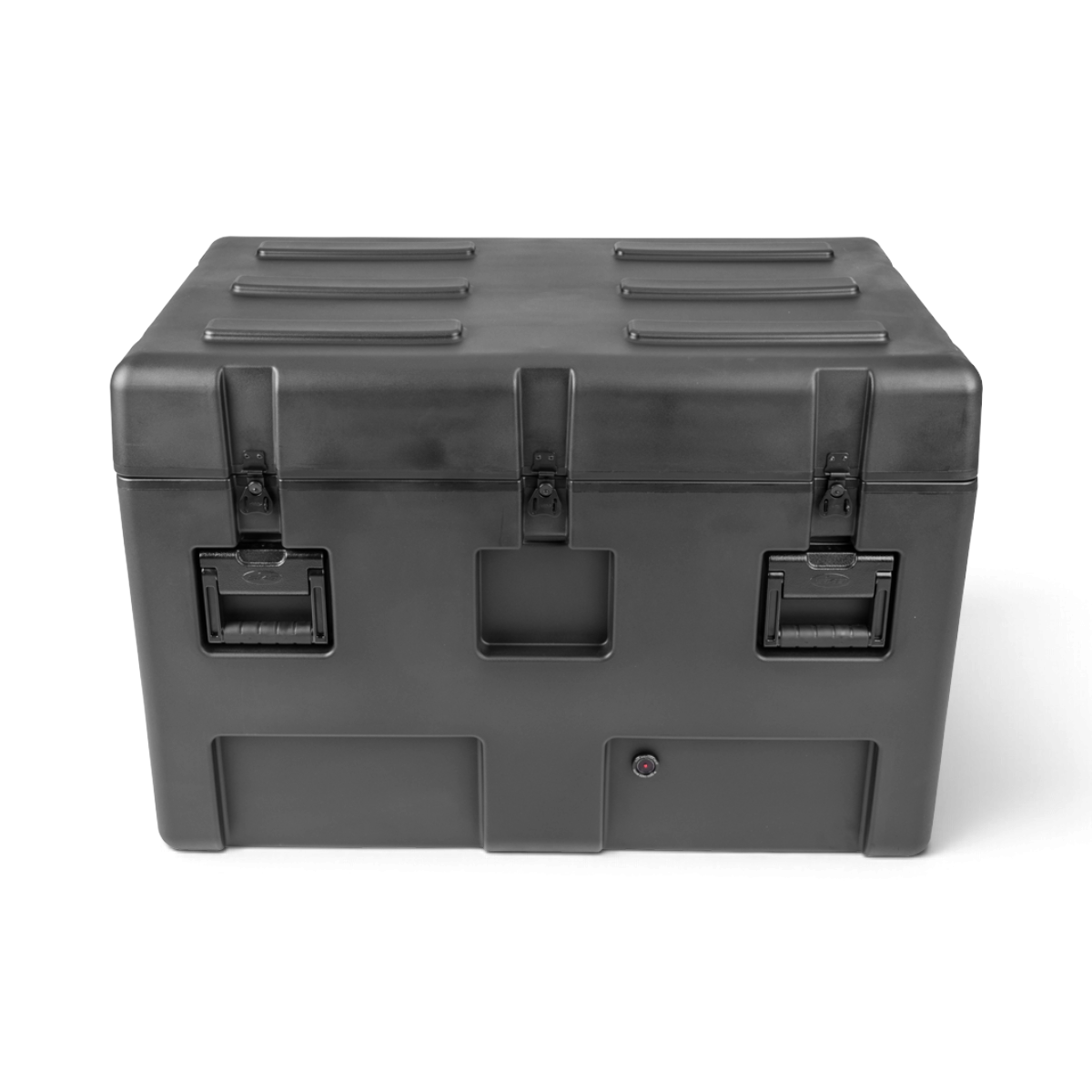 SKB Cases rSeries 3620-24 black roto-molded military-grade shipping case with stainless steel latches